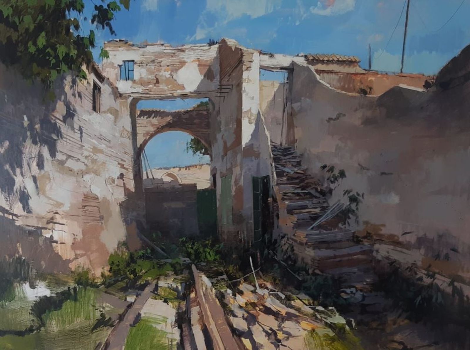 Obra ganadora en el certamen de Santaella.