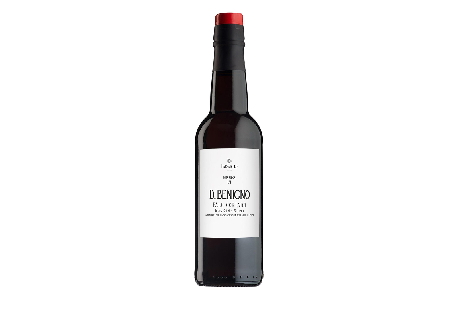 Botella del Palo Cortado 'Don Benigno Bota Única'.