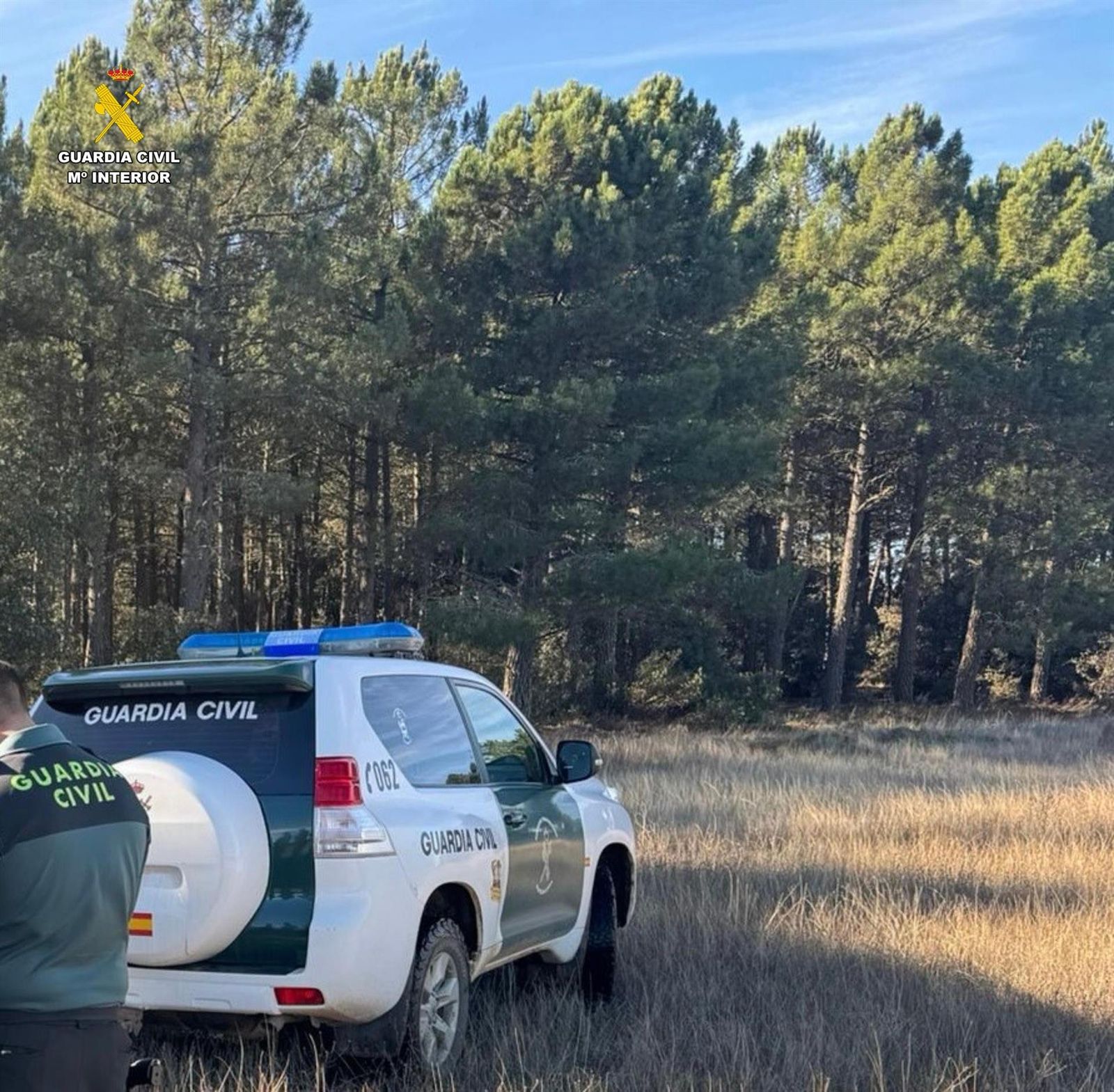 Un coche de Guardia Civil