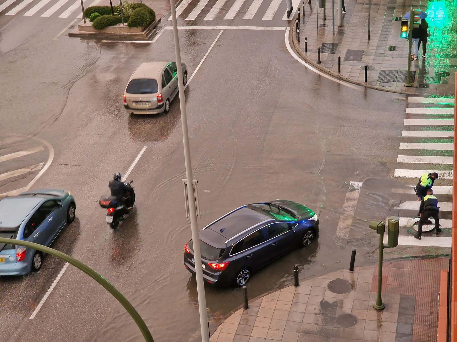 Las fotos del temporal de lluvia en el Campo de Gibraltar