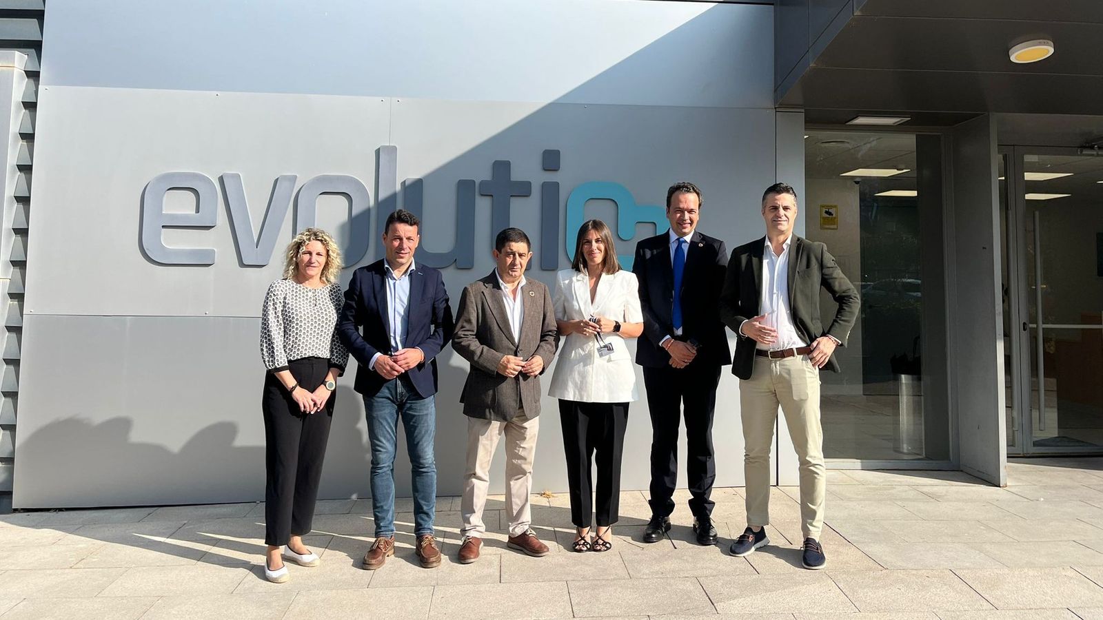 Entrega de la ayuda al empleo intensivo para la empresa Evolutio.