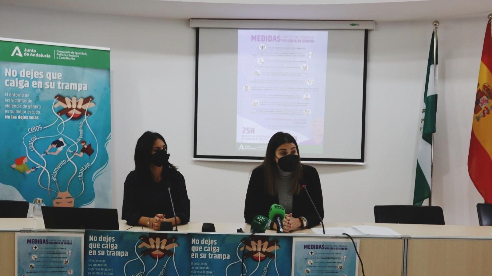 Presentación de la campaña 25-N del IAM.