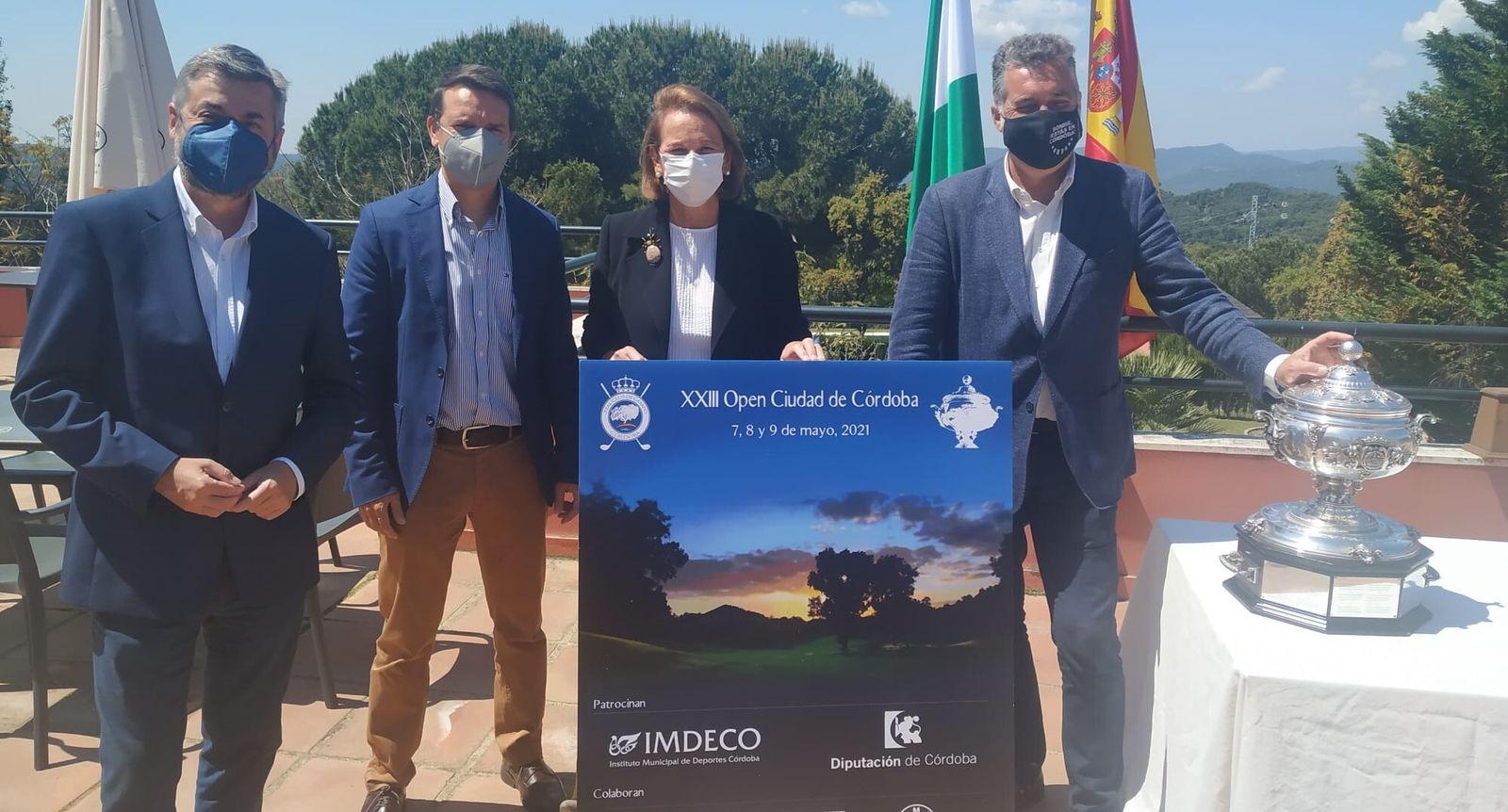 Imagen de la presentación del evento, en el Real Club de Campo de Córdoba.
