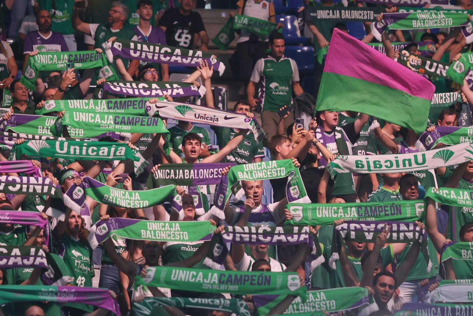 La afición del Carpena anima.