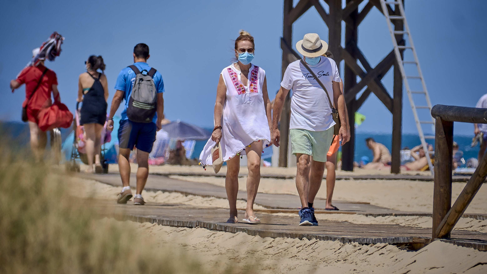 Conil, pendiente de la incidencia de la Covid-19.