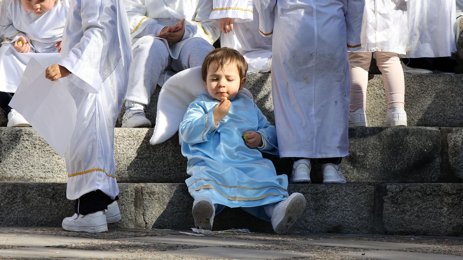 Imágenes del Belén Viviente de la plaza San Lucas en Jerez