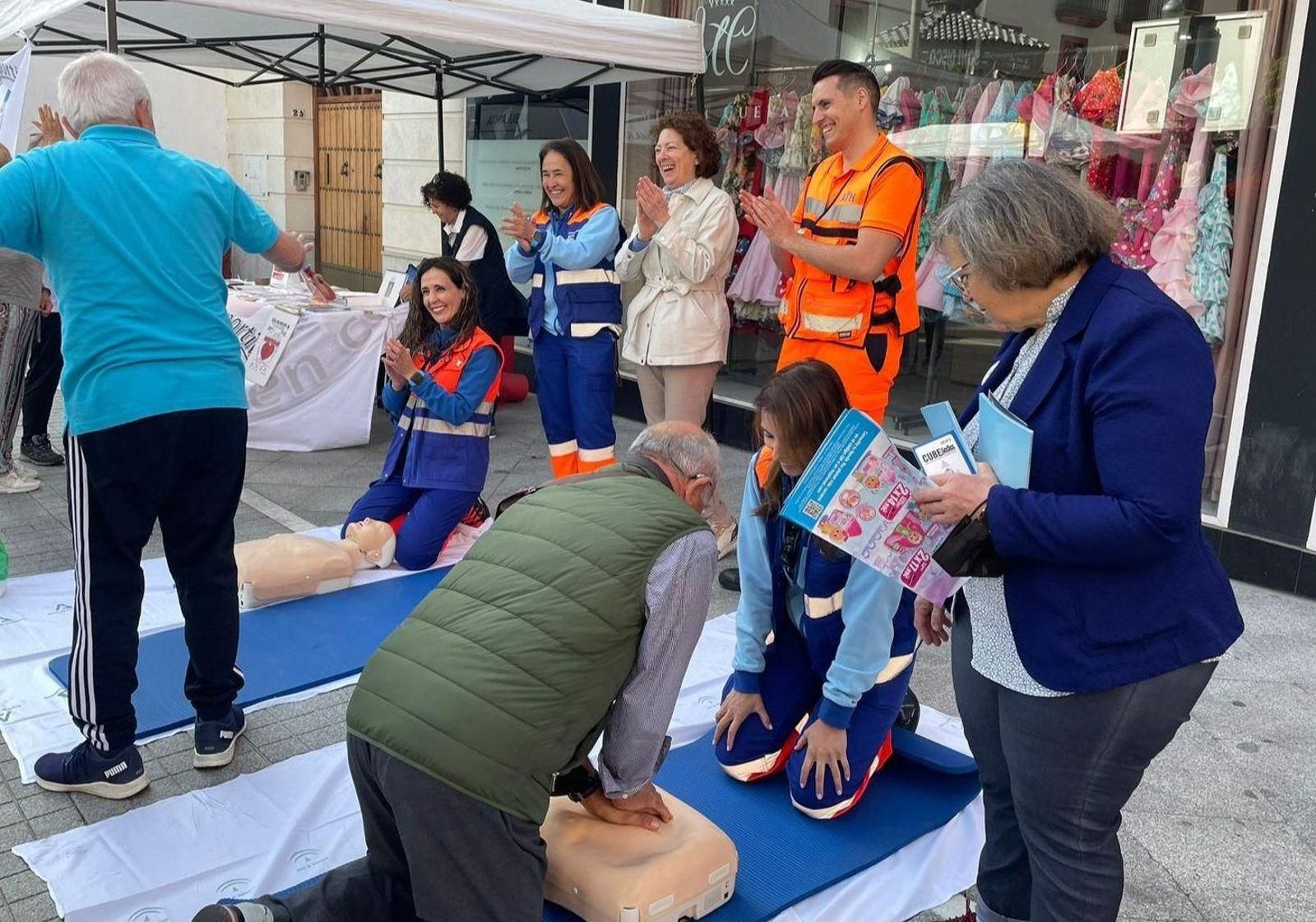 Una de las actividades llevadas a cabo durante la I Jornada de Salud.