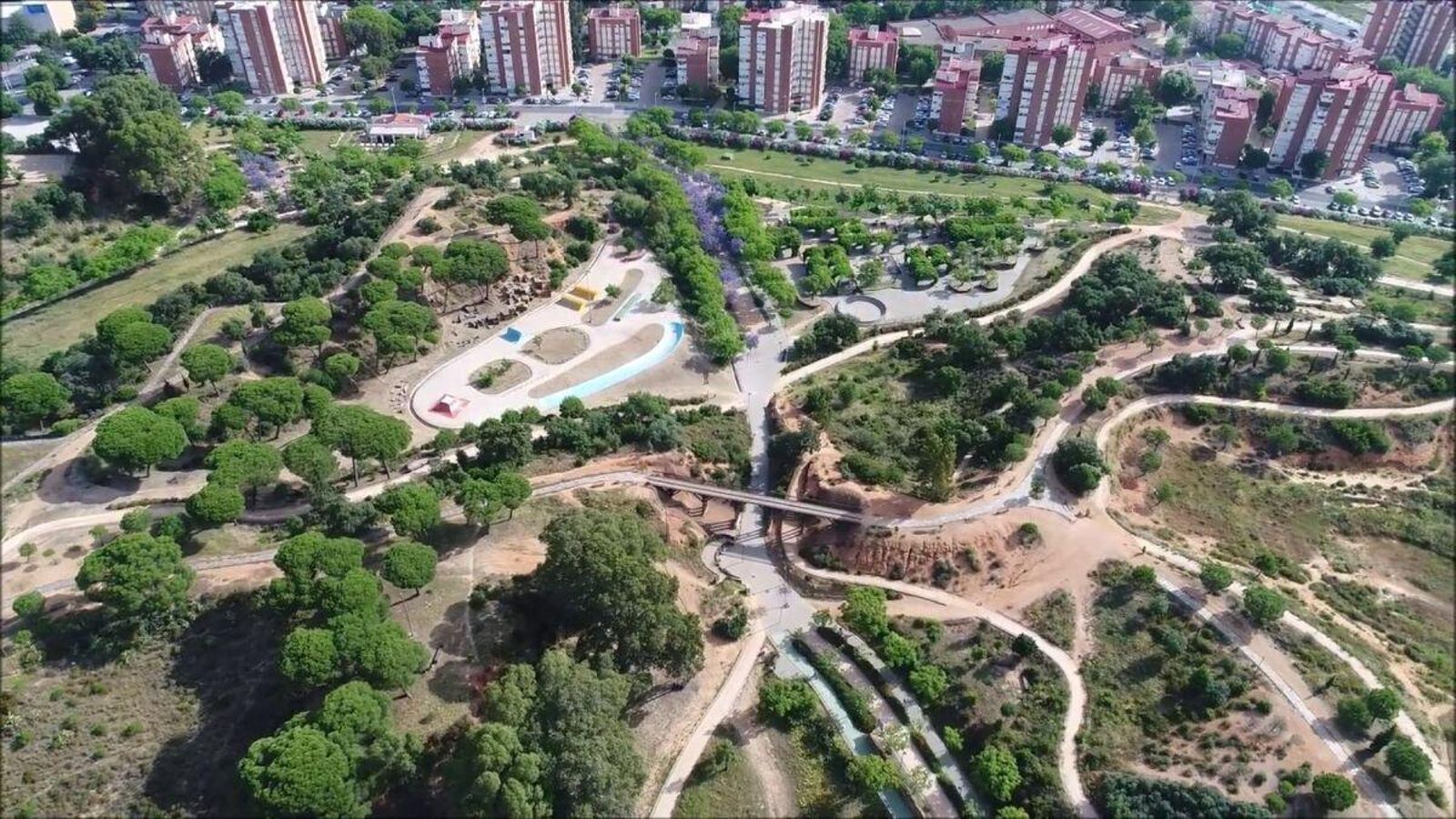 Vista aérea del Parque Moret