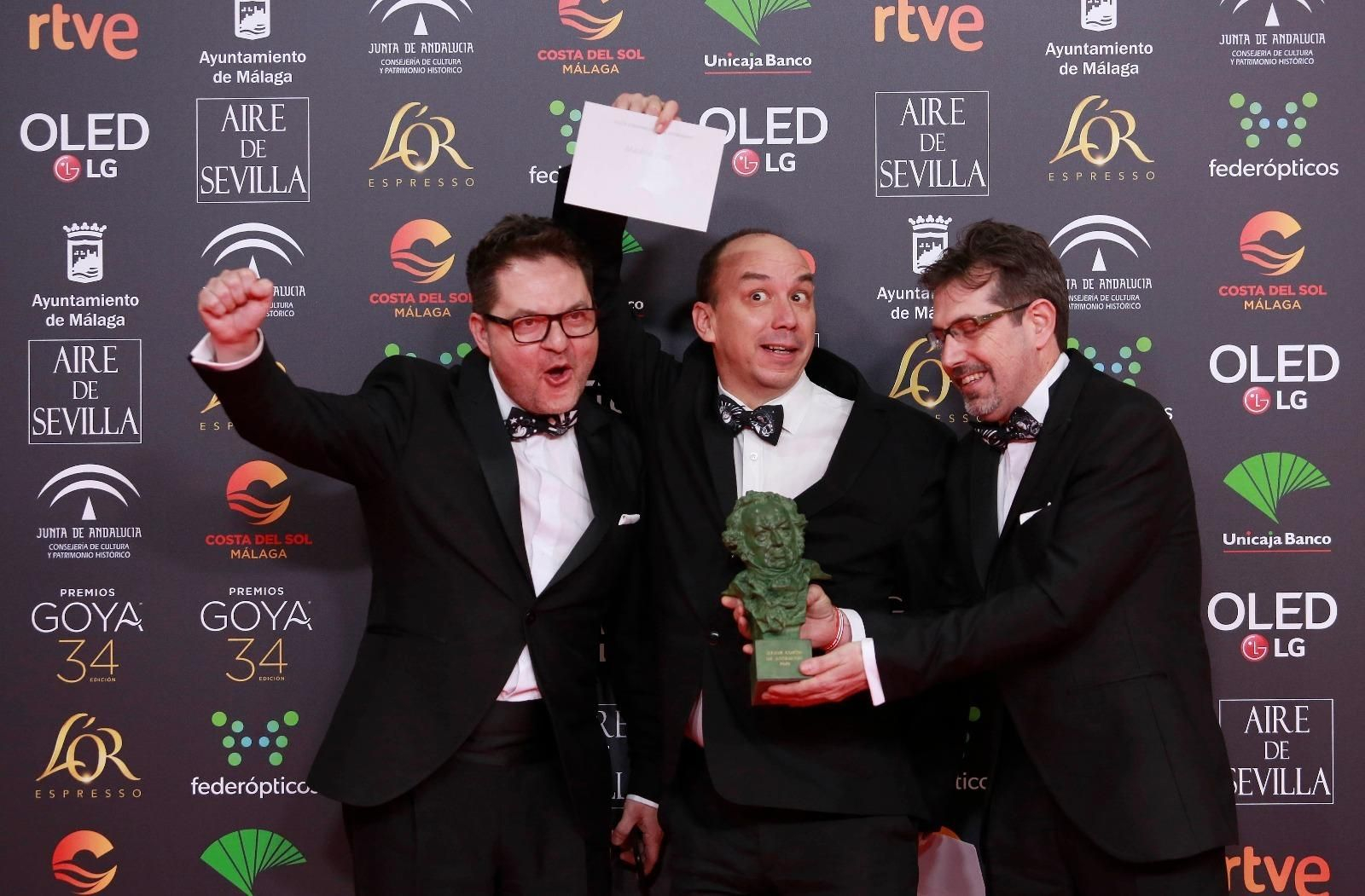 Los premiados en la gala de los Goya 2020 en Málaga. Los premiados en la gala de los Goya 2020 en Málaga.