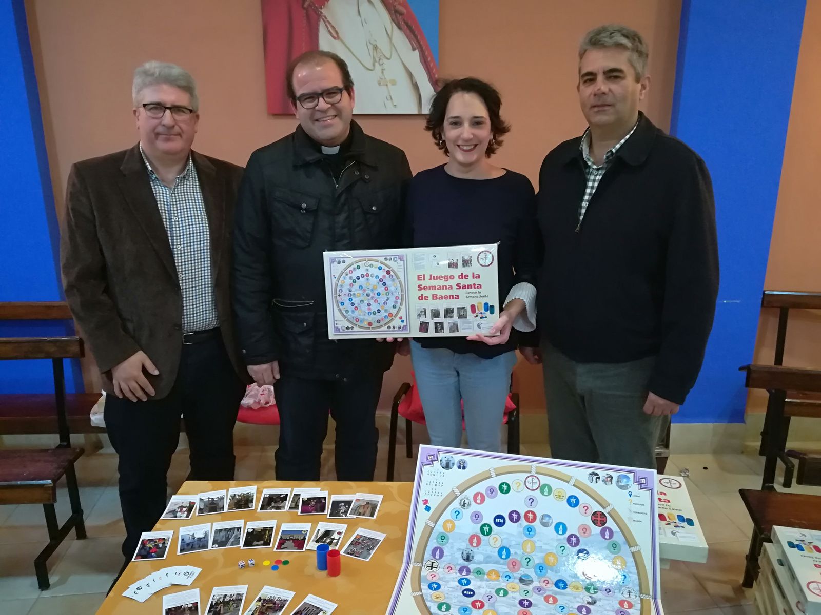 Manuel Pérez, Juan Laguna, Lola Cristina Mata y Guillermo Iván Bernal.