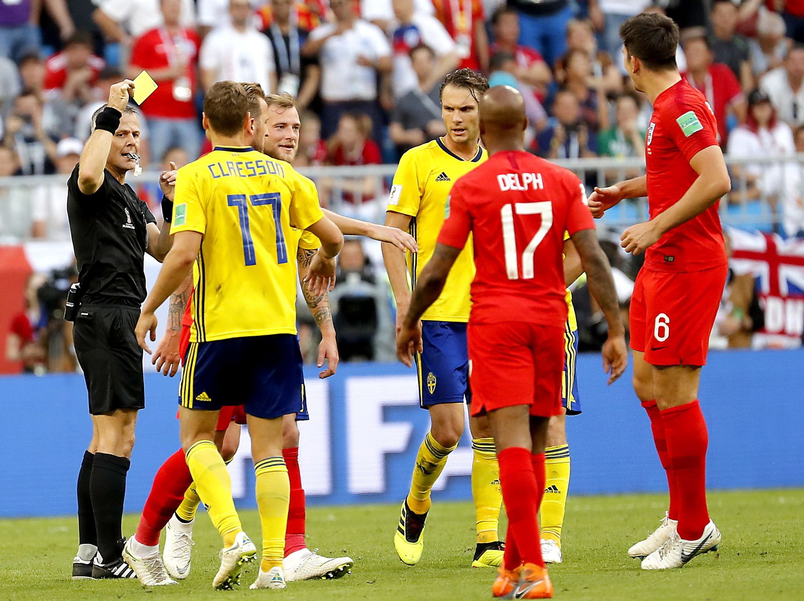 Las imágenes del Suecia-Inglaterra