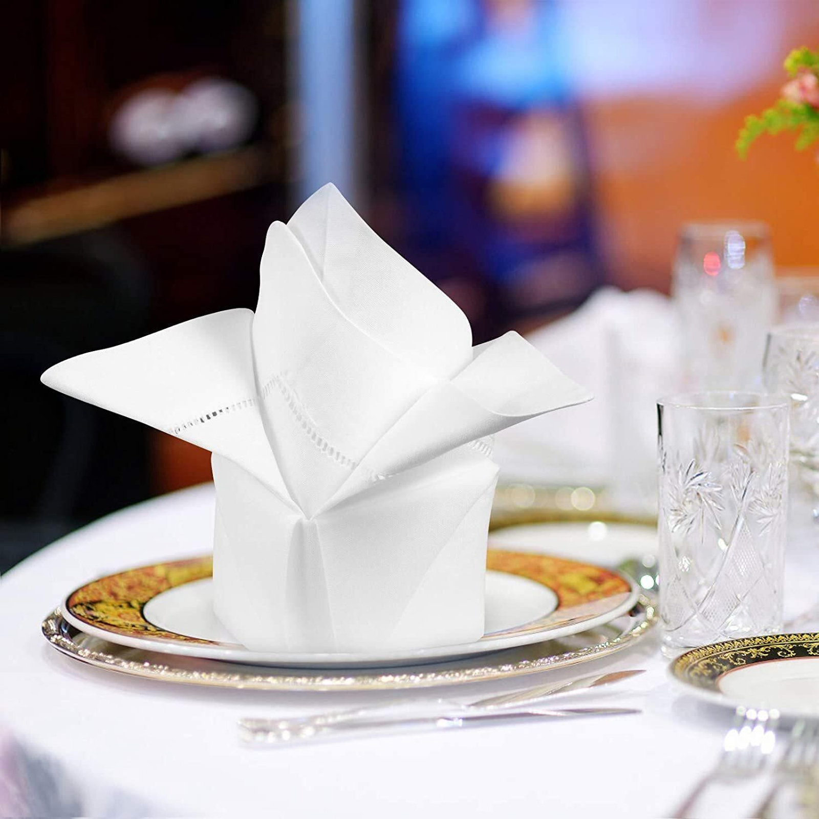 Servilletas de lino con vainica