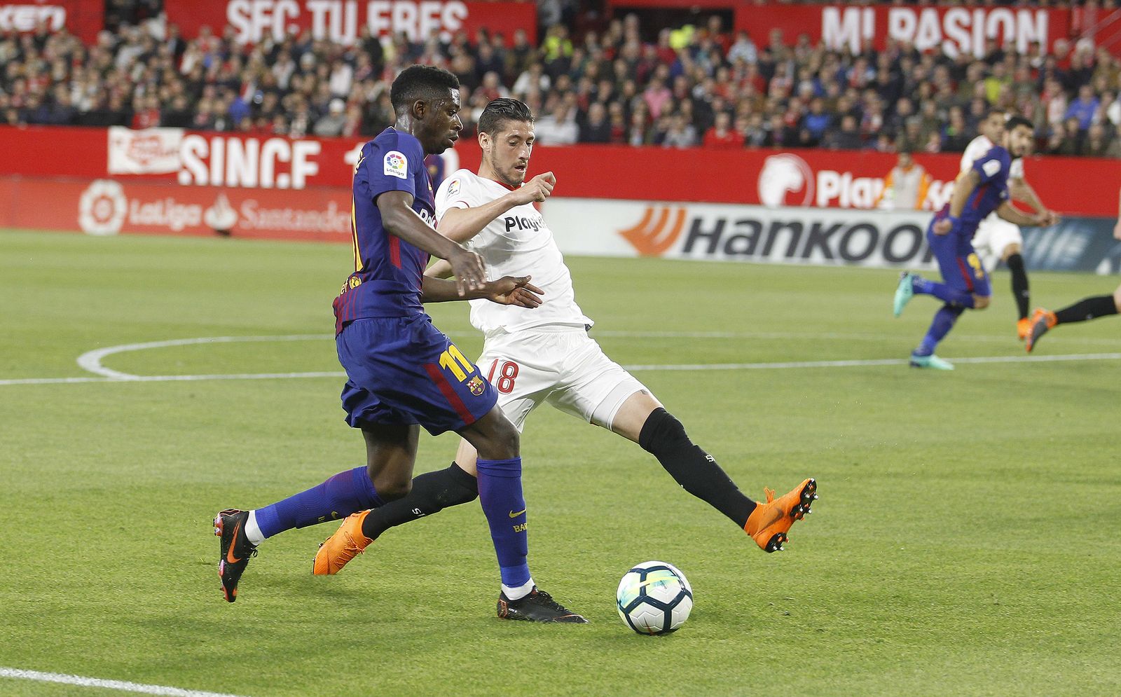 El Sevilla FC-Barcelona, en imágenes