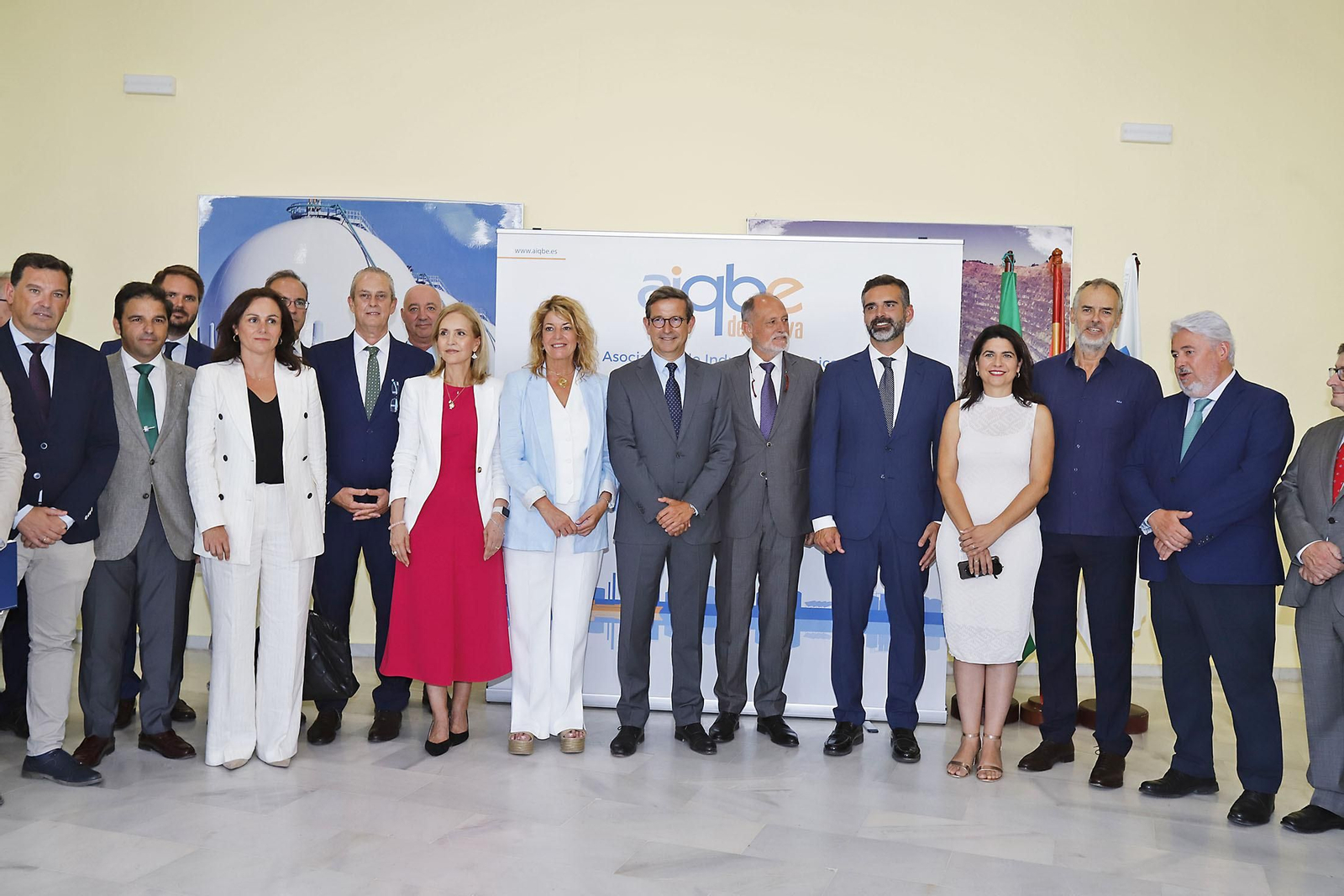 Imágenes de la Presentación de la memoria anual de la Asociación de Industrias Químicas, Básicas y Energéticas de Huelva (Aiqbe)