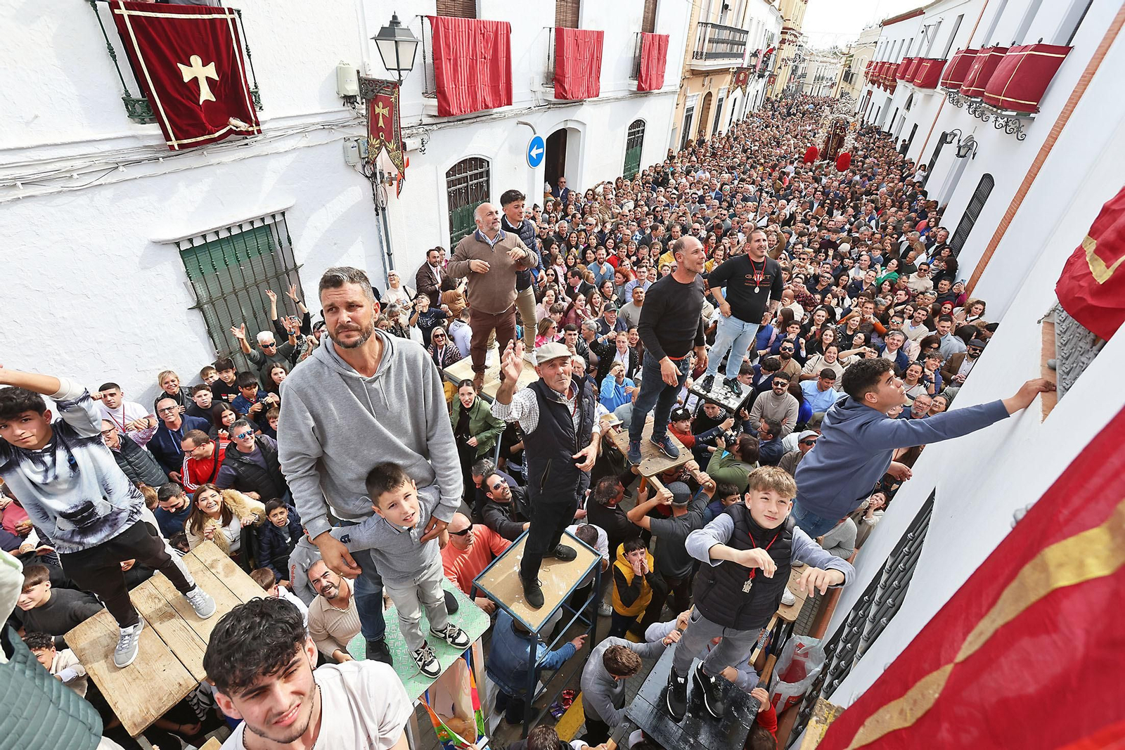 Imágenes de las tiradas de San Antonio Abad en Trigueros