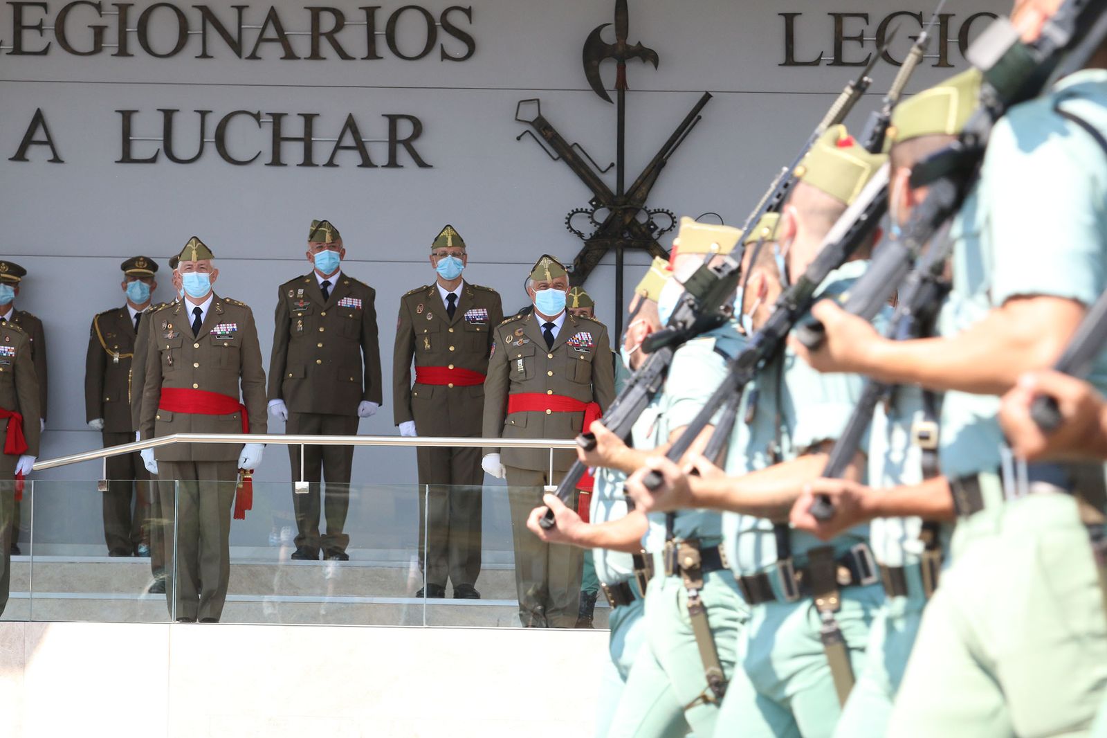 El Jefe del Estado Mayor del Ejército preside el acto conmemorativo del CI aniversario de La Legión