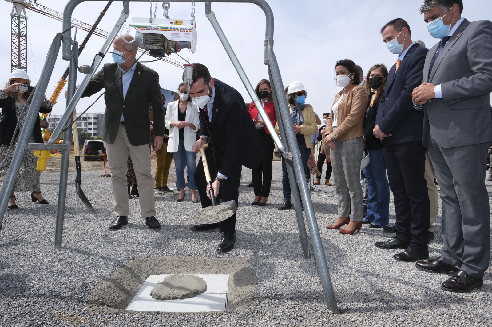 Fotogalería colocación primera piedra Conservatorio Profesional de Danza 'Kina Jiménez' de Almería