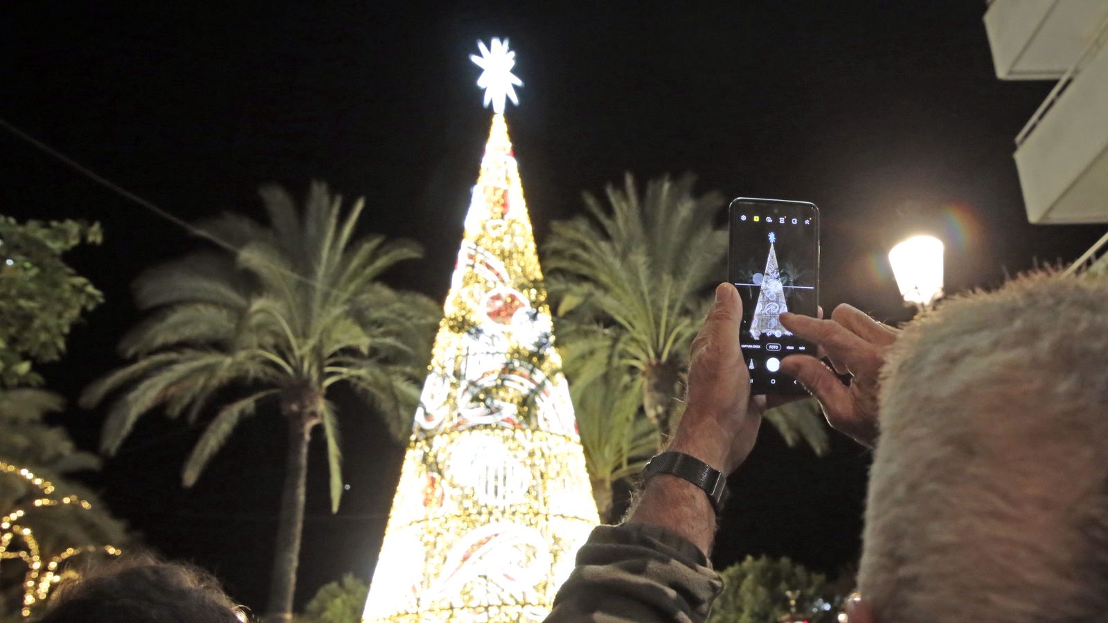 Jerez inaugura su alumbrado navideño