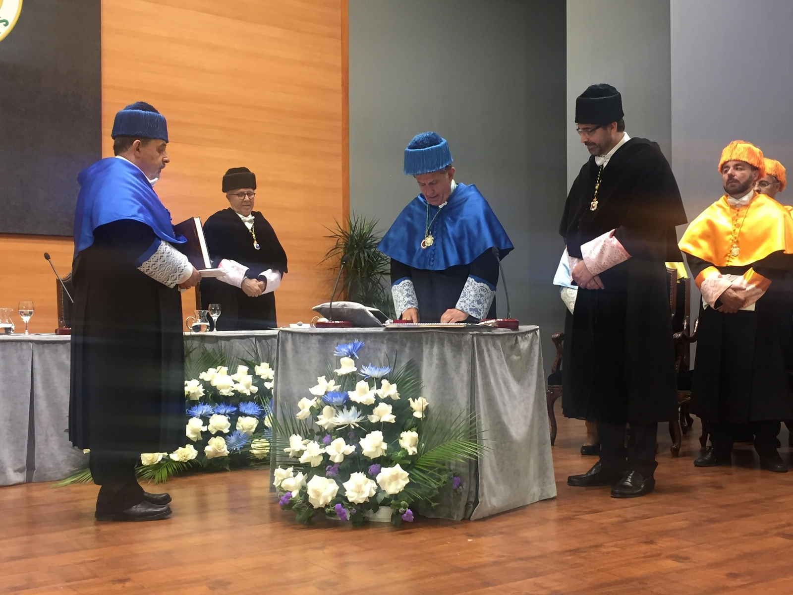 Antonio Pascual, investido doctor honoris causa por la Universidad de Jaén