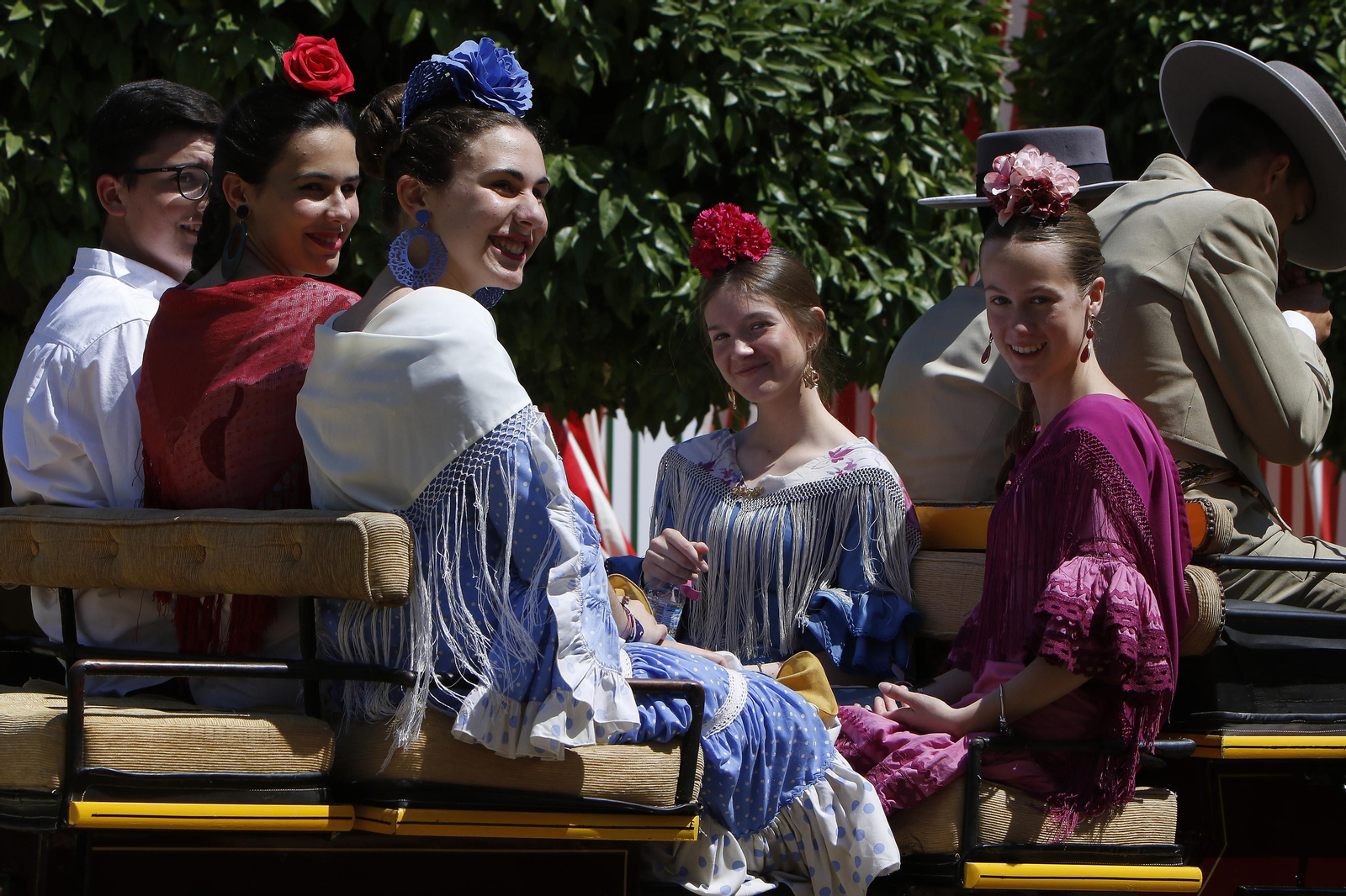Ambiente de feria en su último día