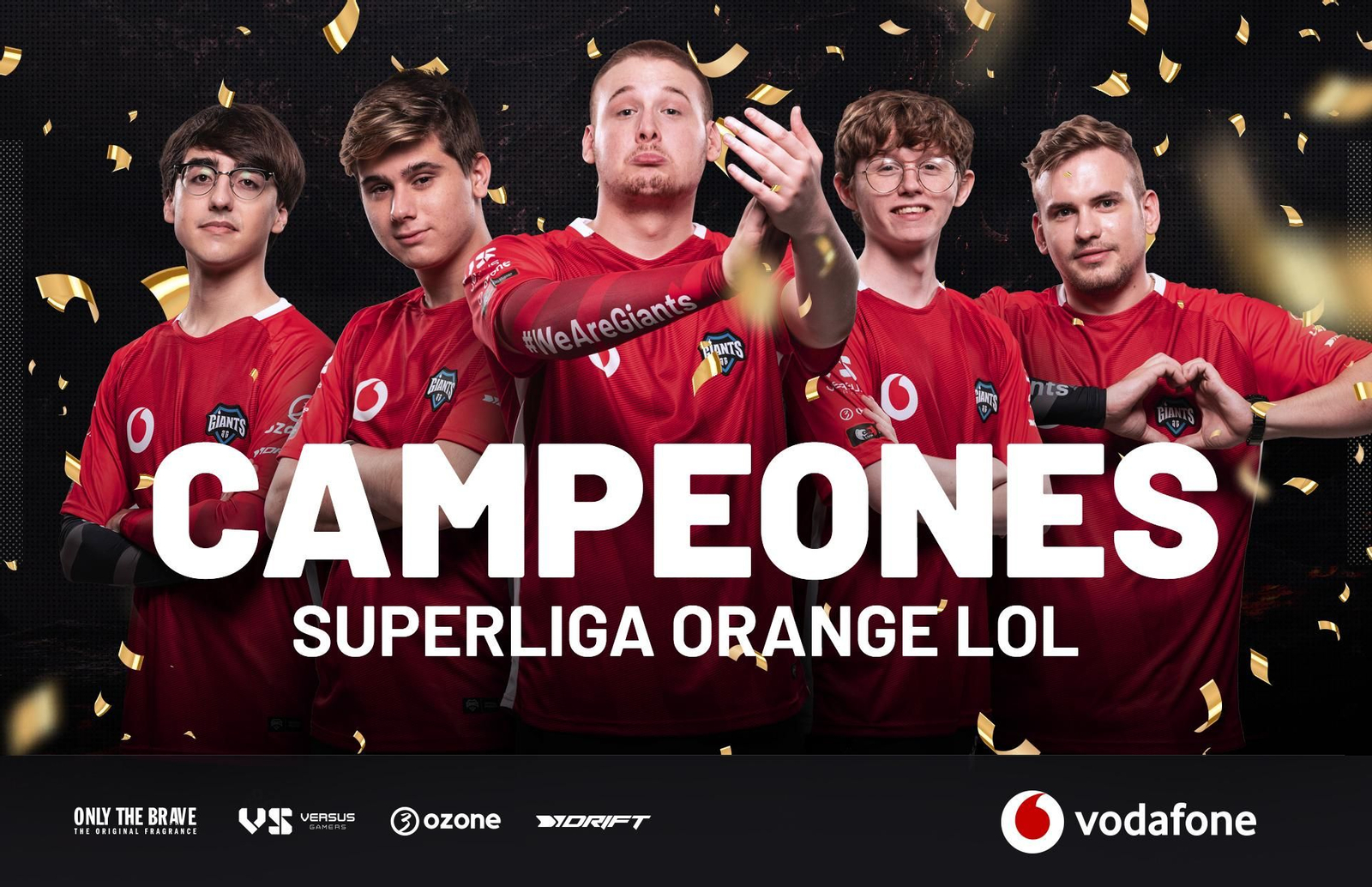 Vodafone Giants, equipo campeón de  la Superliga Orange de League of Legends.
