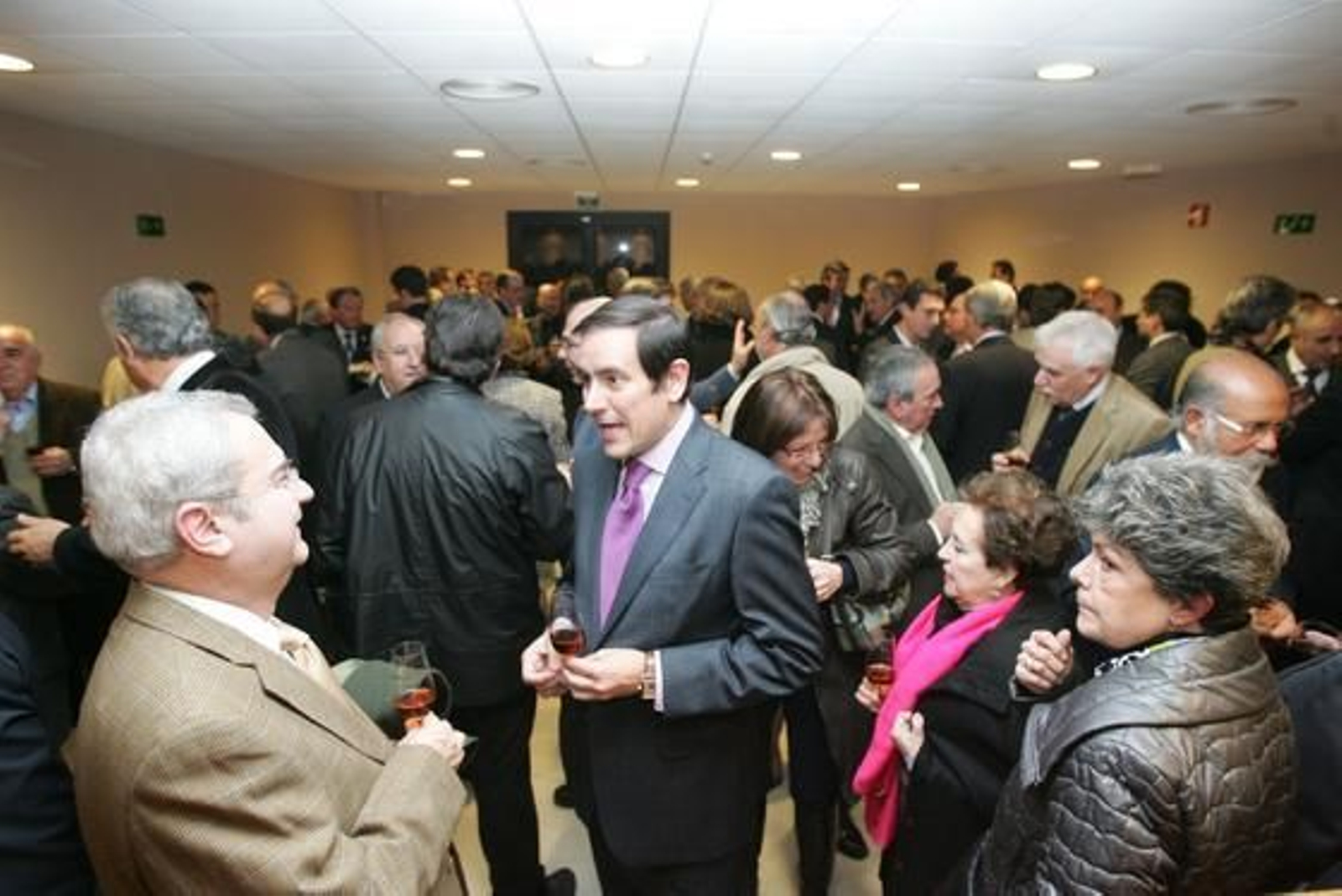 Un aspecto del salón donde se celebró la convivencia.

Foto: Pascual