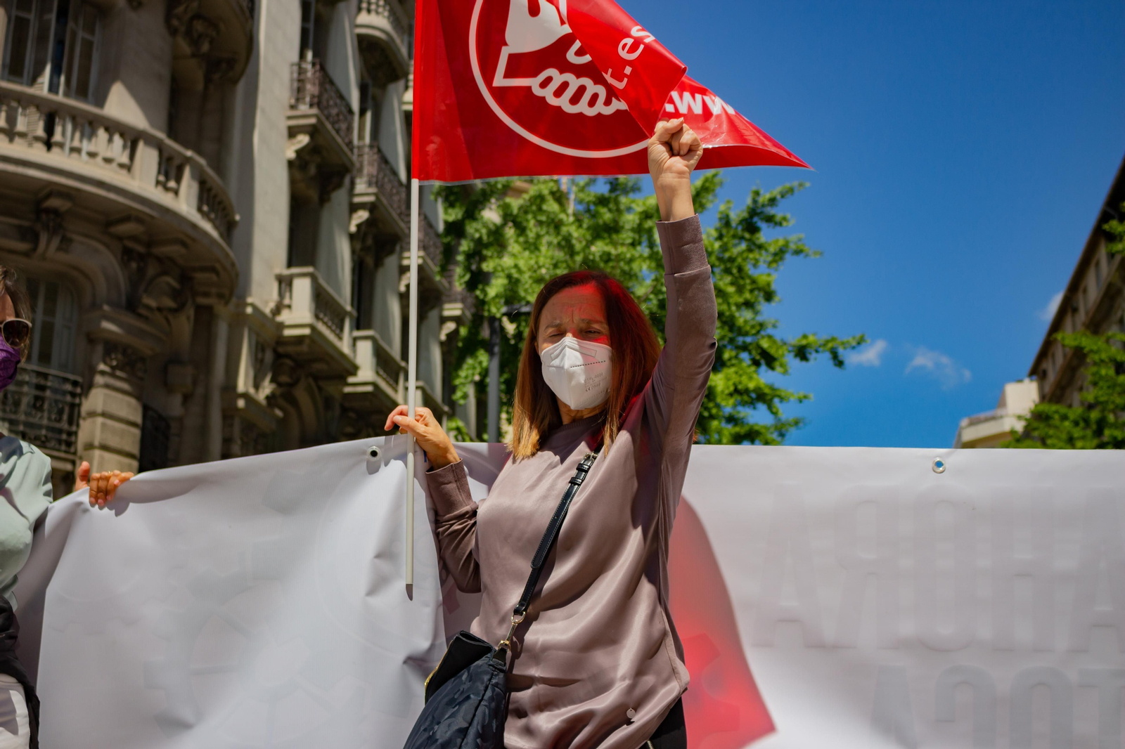 Fotos: Manifestación del 1º de Mayo en Granada