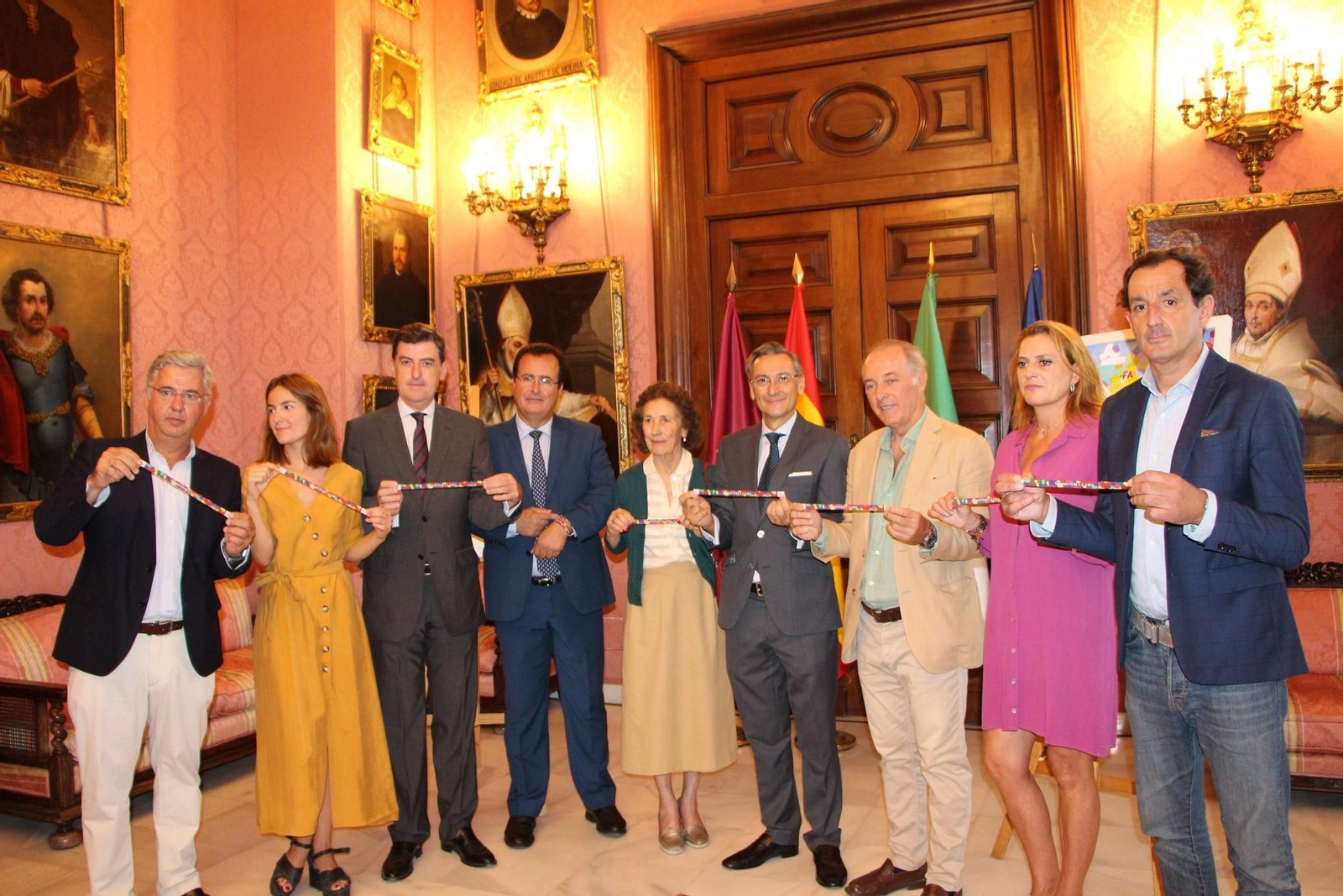 Presentación en el Ayuntamiento de la 'Gala por la Vida. Memorial Rafa Serna’ a favor de Andex.
