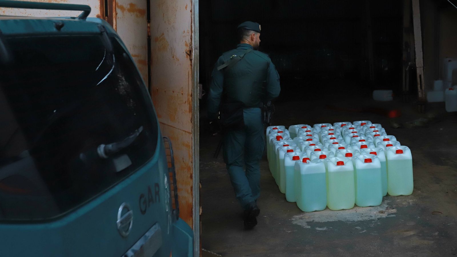 Registros de la Guardia Civil en Palmones