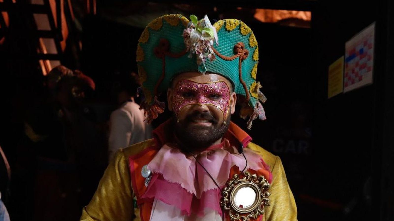 Manuel Cornejo, autor de la comparsa 'Los invisibles'.