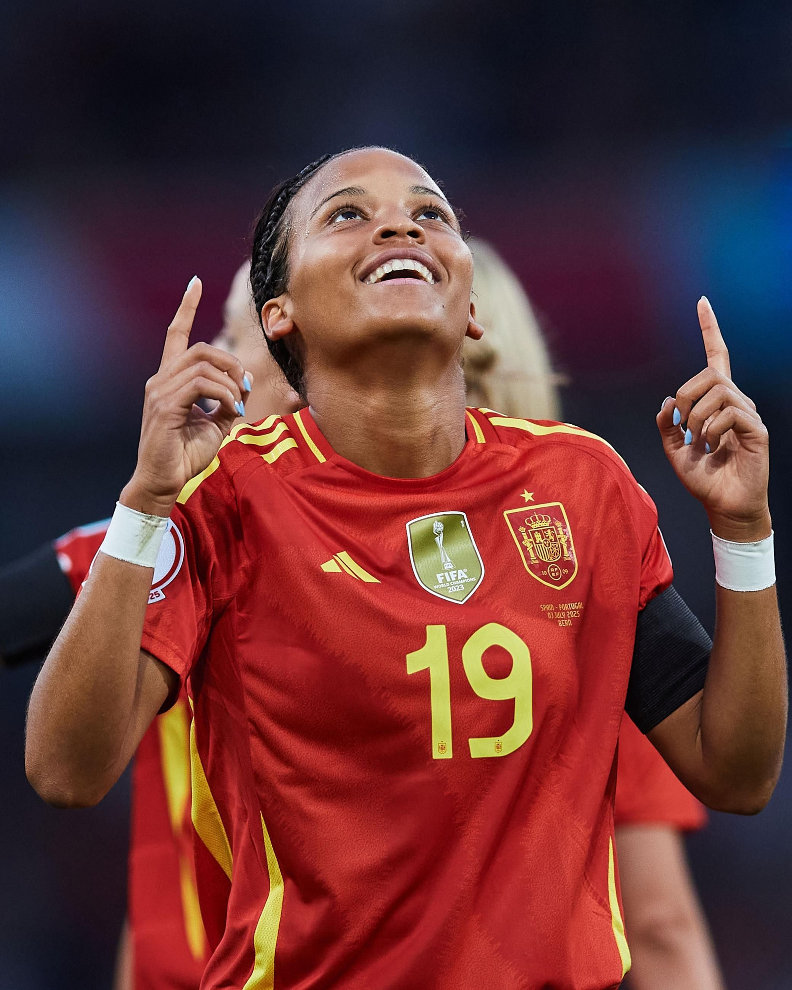 Las fotos del España - Portugal en la Eurocopa femenina