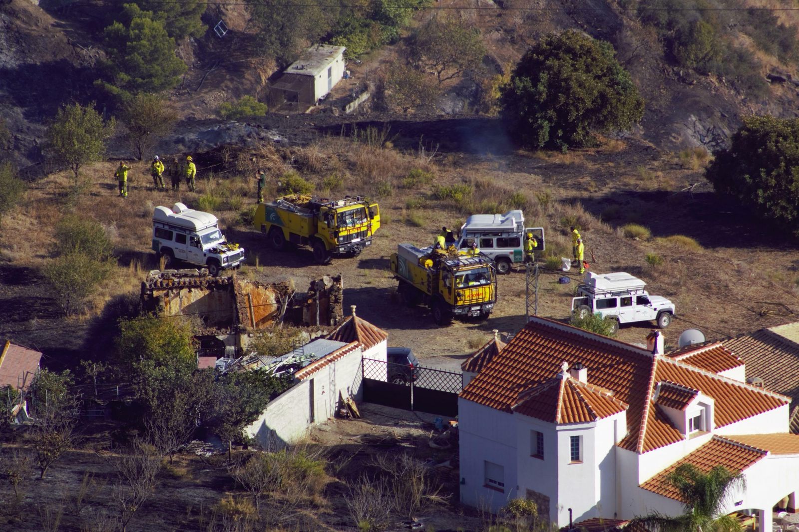 Galería de imágenes del incendio forestal de Almuñécar e Ítrabo