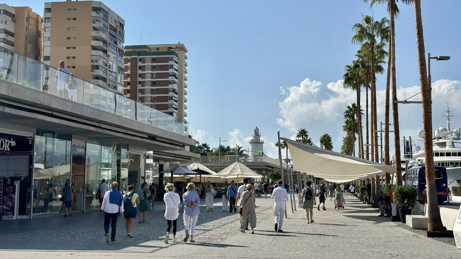 Vista del Muelle Uno.