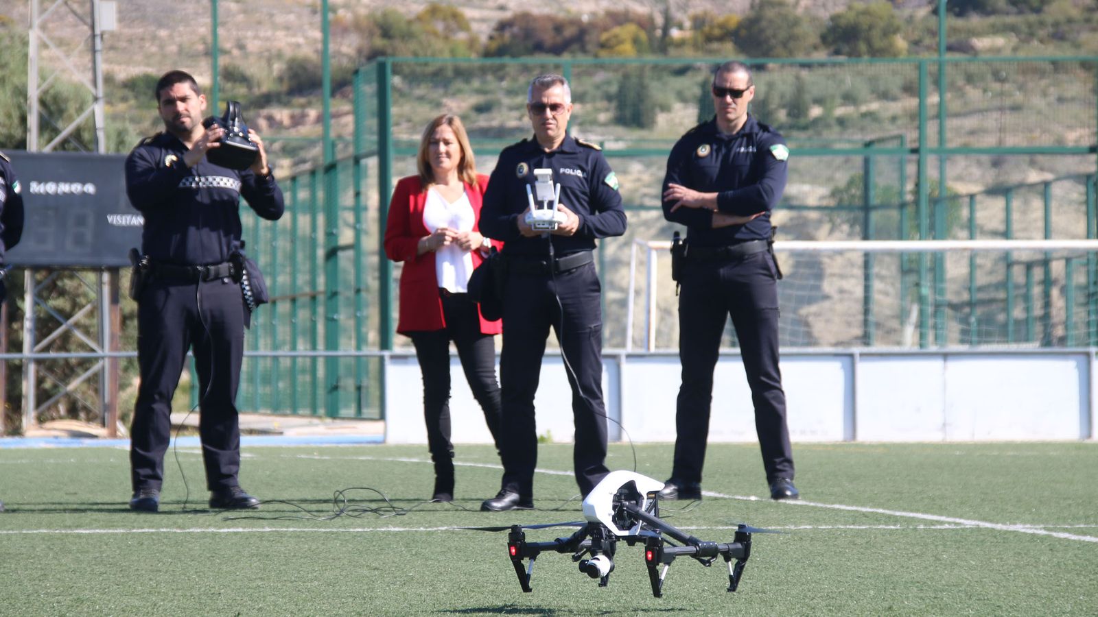 La Policía Local de Níjar presentó una nueva unidad de vigilancia con dron.