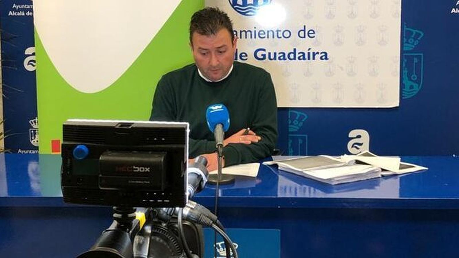 El portavoz de Vox en Alcalá de Guadaíra, Juan Carlos Sánchez.