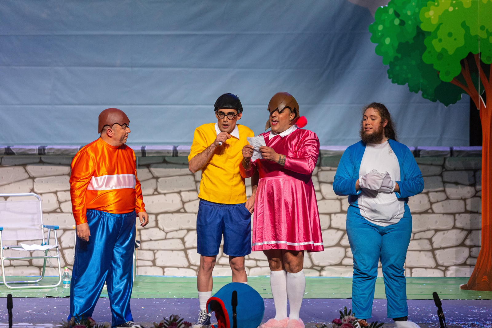 Imágenes de la sesión de este jueves en el Gran Teatro del Carnaval Colombino.