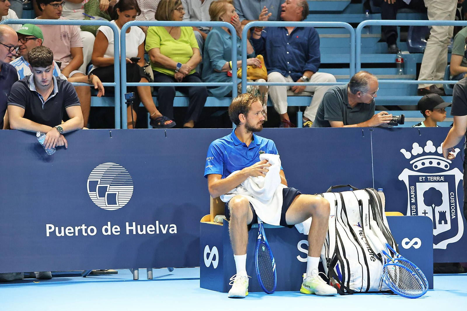 Imágenes de la final masculina de la Copa del Rey de tenis entre Daniil Medvedev y Alejandro Davidovich