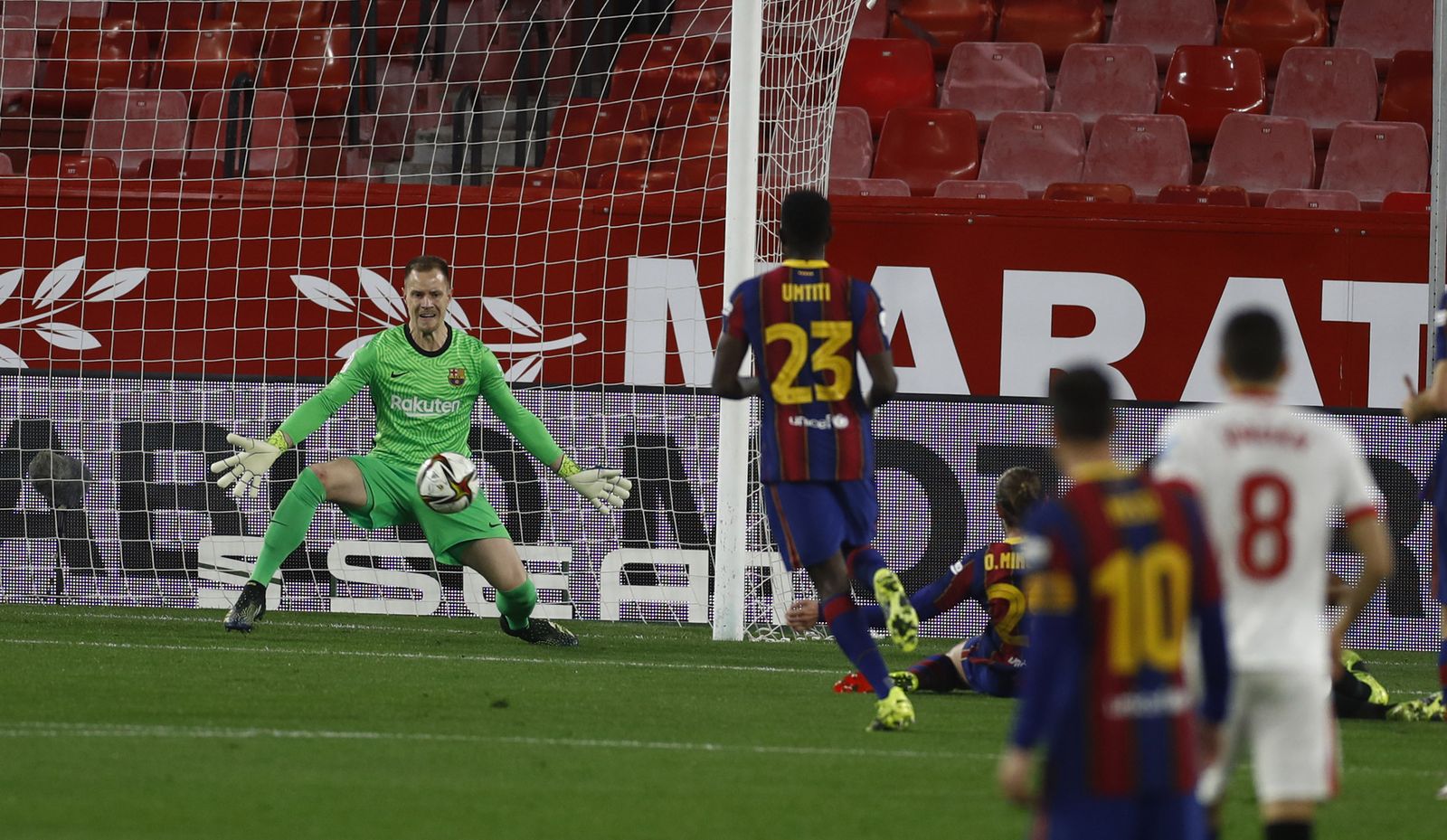 El Sevilla-Barcelona de Copa del Rey, en imágenes