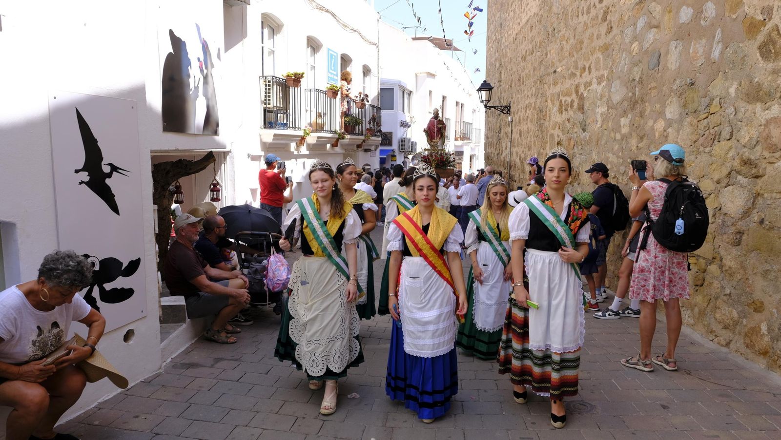 La Procesión de San Agustín en Mojácar, en imágenes