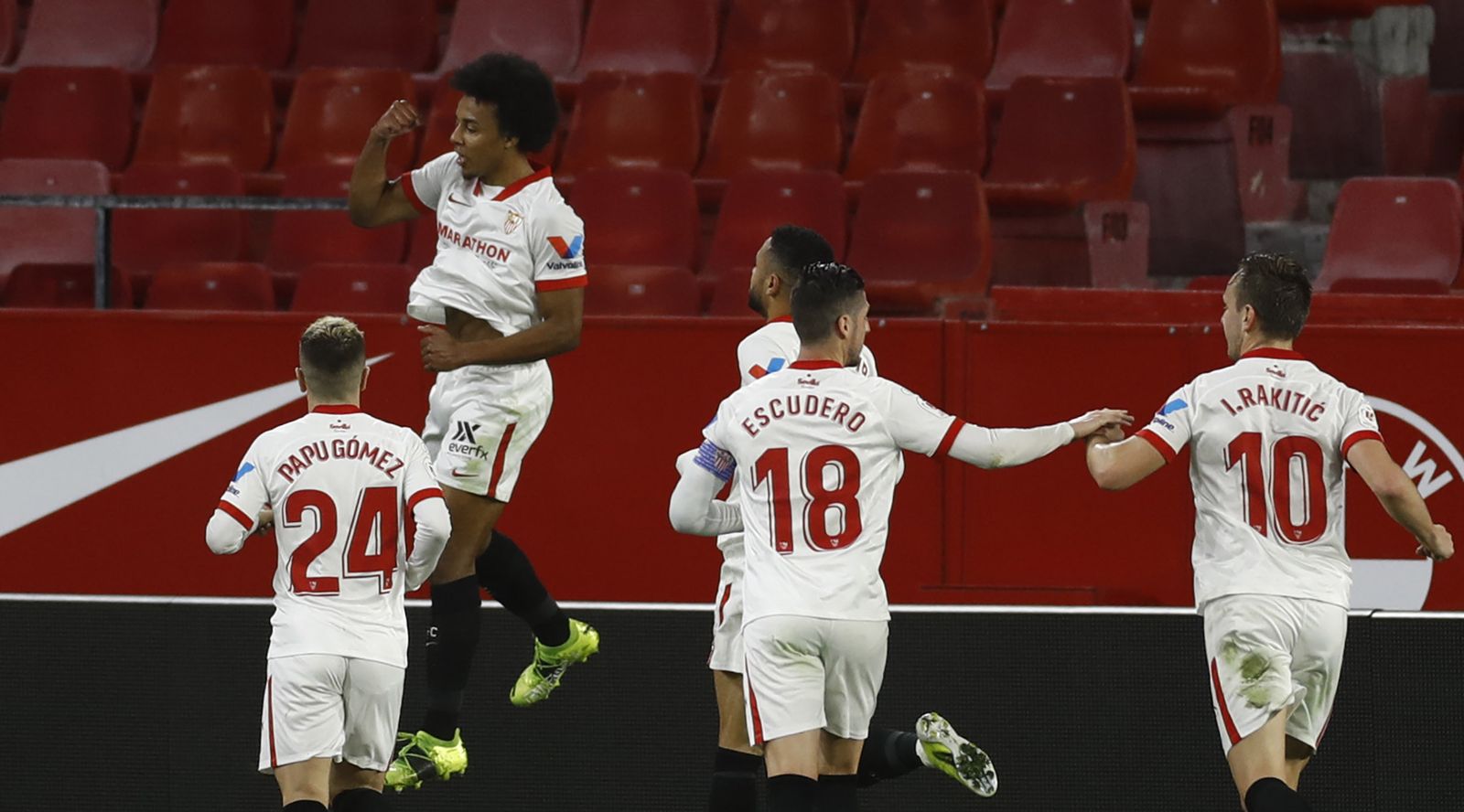 El Sevilla-Barcelona de Copa del Rey, en imágenes