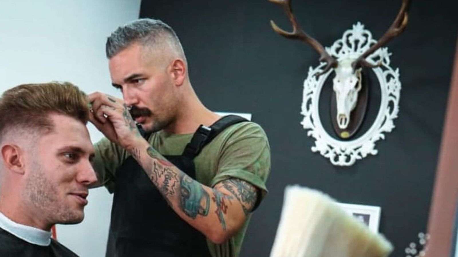 La peluquería 'The Barbershow', abierta antes del confinamiento.