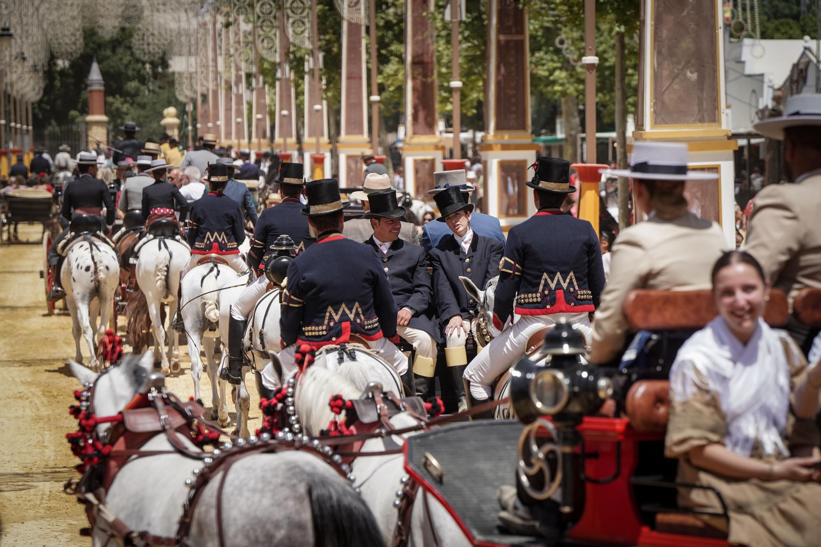 Ambiente el viernes en la Feria de Jerez en fotos