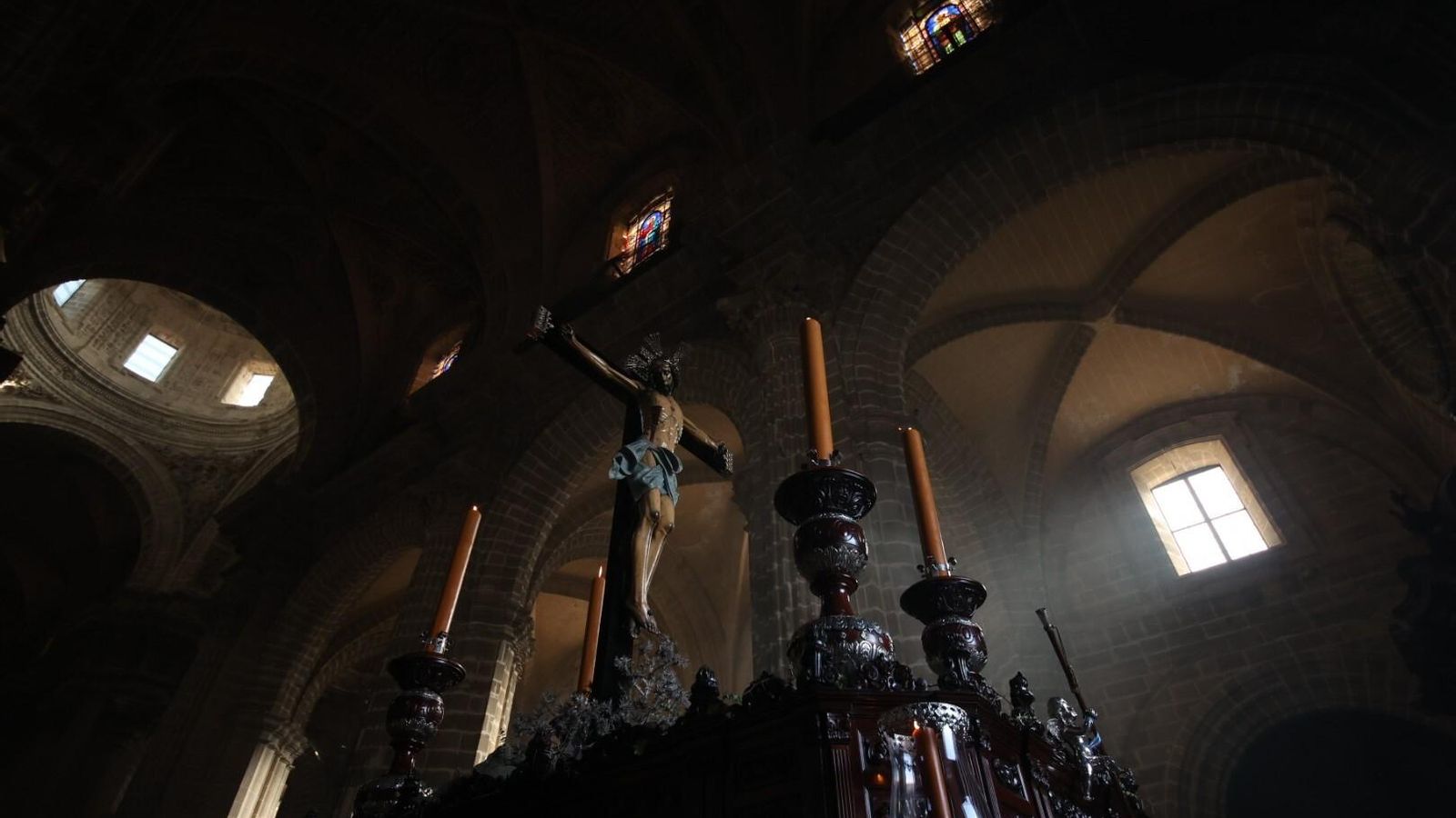 El Cristo de la Viga, en el interior de la Catedral.