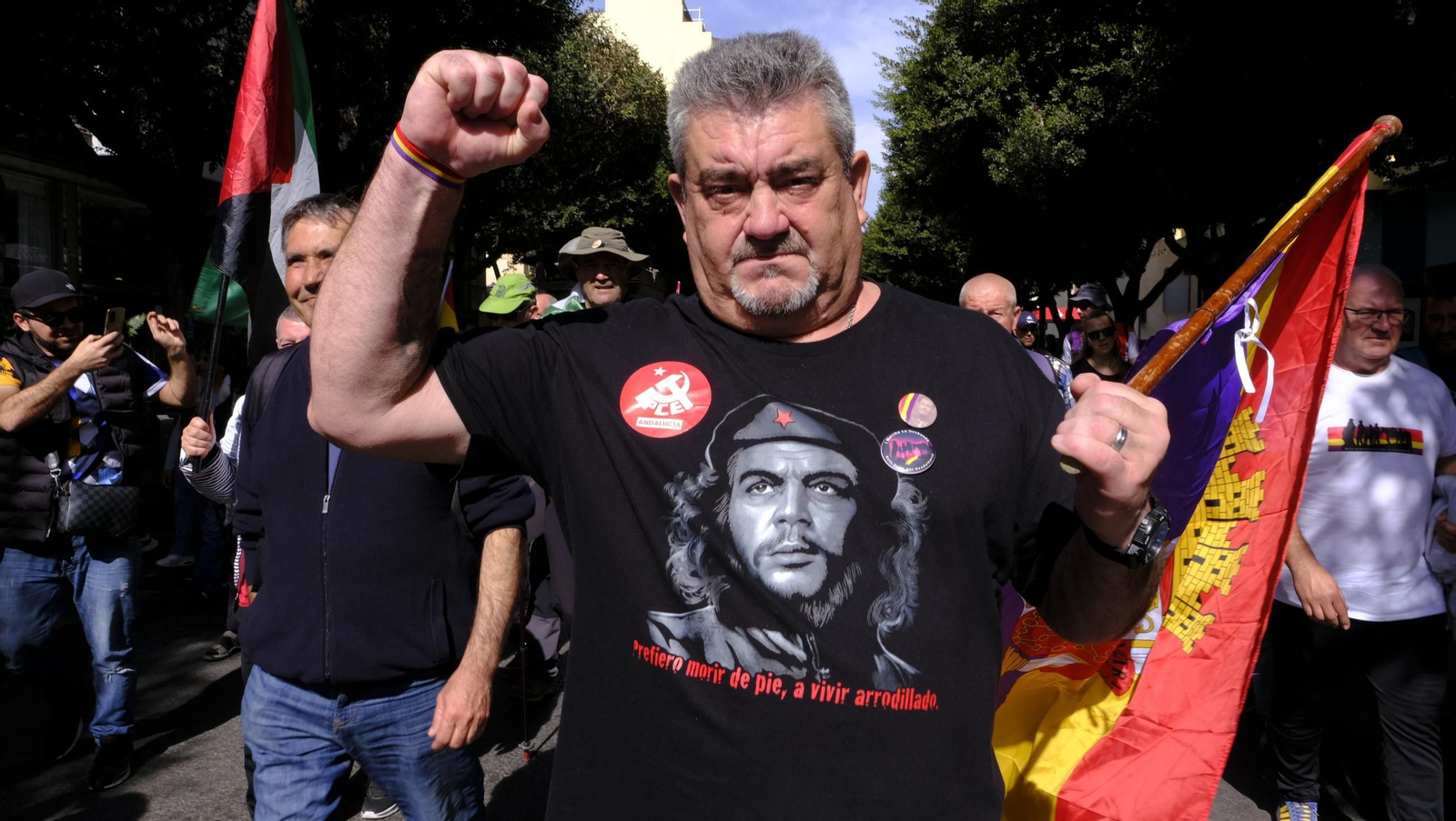 La Marcha de la Desbandá, en imágenes