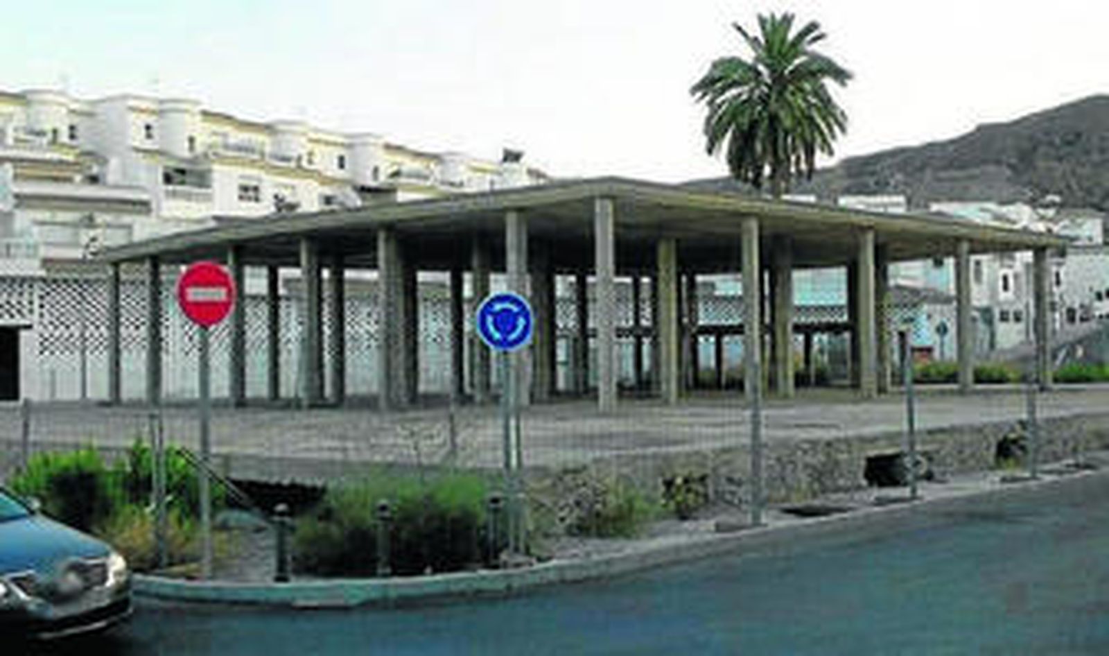 Estado que presentan las obras de la Balsa de los Cinco Picos.