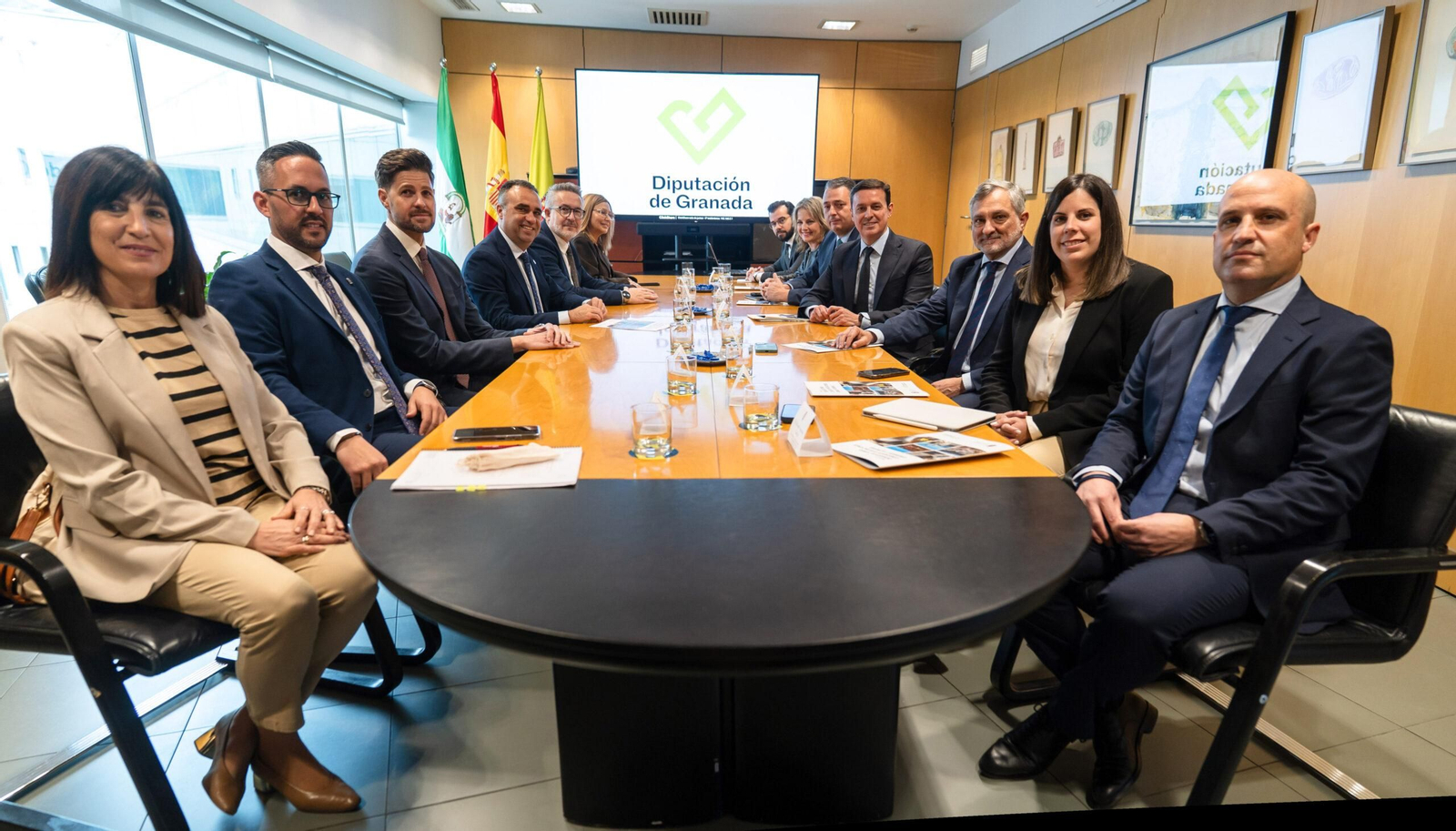 Reunión de trabajo de las diputaciones de Granada y Almería.