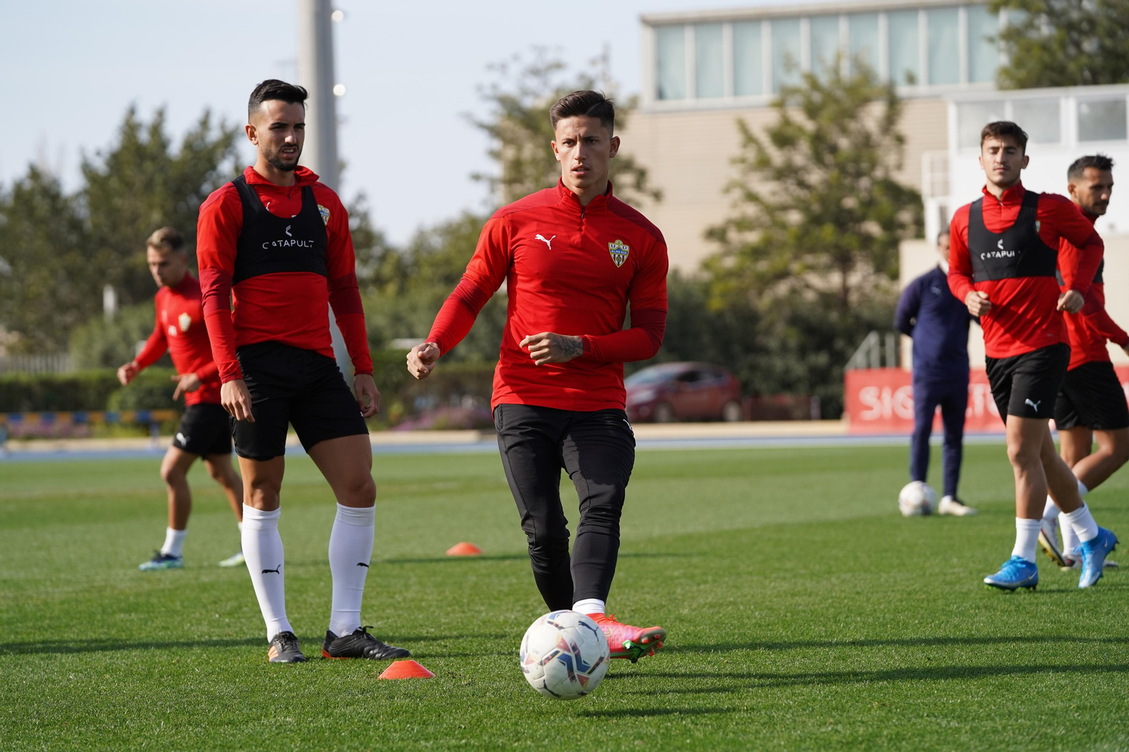 Entrenamiento del Almería, viernes 26