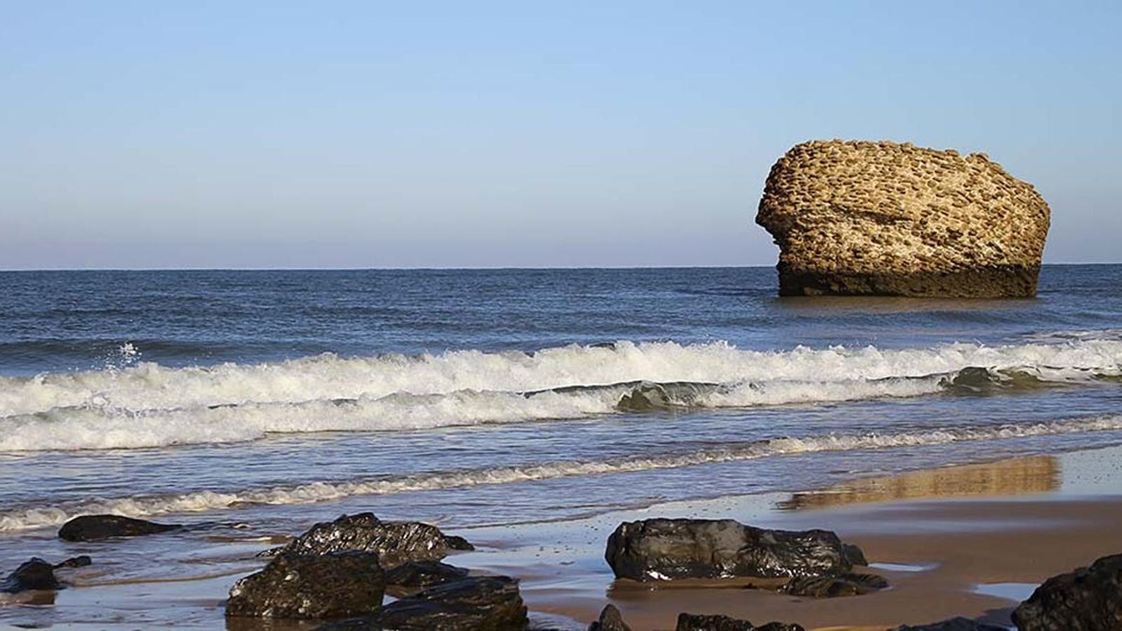 La playa de Matalascañas.