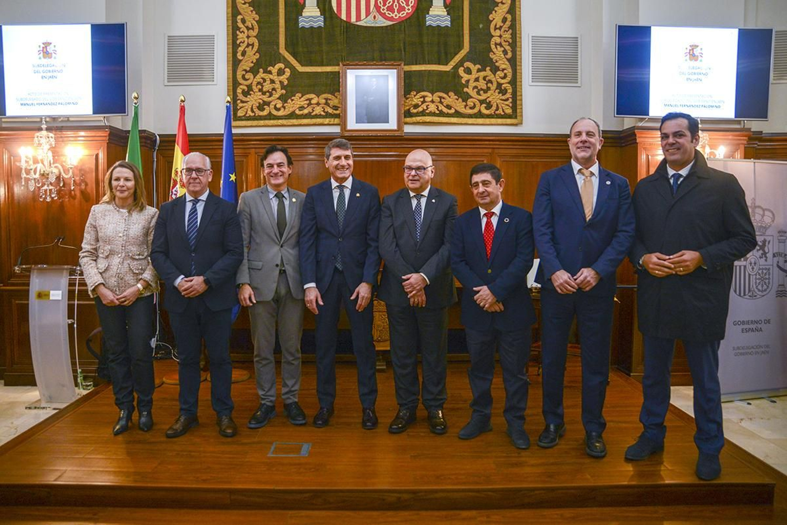Presentación del subdelegado del Gobierno de España en Jaén, Manuel Fernández.