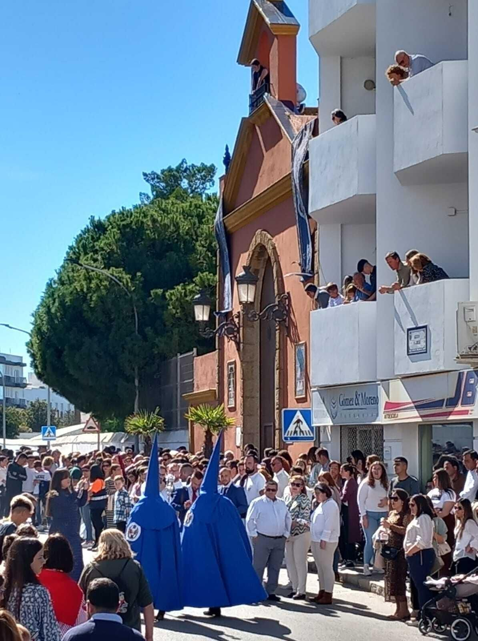 Las imágenes del Domingo de Ramos en Chiclana con La Borriquita y El Huerto